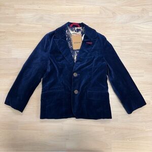 New! Mini Boden 5/6 velvet blazer